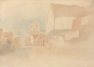 Uma Vista da Abadia de Waltham, Herts, Essex