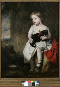 O animal de estimação, 1853 de John Thomas Peele