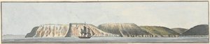 A Cabeça do Parafuso, Oeste Noroeste (um de cinco desenhos em uma montagem) de John Thomas Serres
