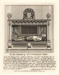 Efígie Grave de Sir Nicholas Throkmorton de John Thomas Smith