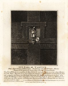 Guy, Conde de Warwick, de um basso-relievio em Warwick Lane de John Thomas Smith
