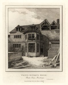Casa do Príncipe Ruperts, Beech Lane, Barbican de John Thomas Smith