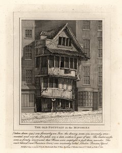 A velha fonte na paróquia de Minories, Londres de John Thomas Smith