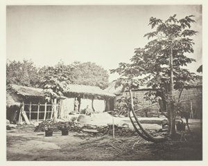 Uma habitação de Pepohoan de John Thomson