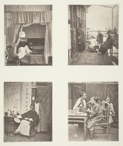 A Whiff of the Opium Pipe at Home, After Dinner, Reading for Honours, The Toilet, c. 1868. de John Thomson