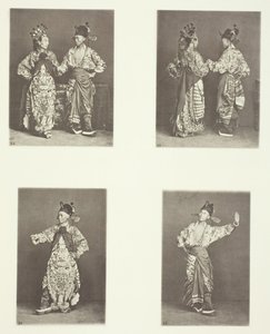 Atores, Traje de Casamento Antigo, Atores, Traje de Casamento Antigo, Traje de Casamento Antigo, c. 1868. de John Thomson