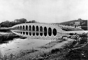 China, ponte, c.1870 (foto) de John Thomson