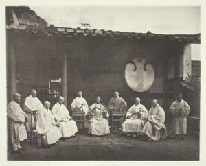 O abade e os monges de Kushan de John Thomson