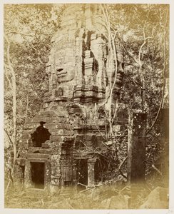 O Templo Bayon, Angkor Thom de John Thomson