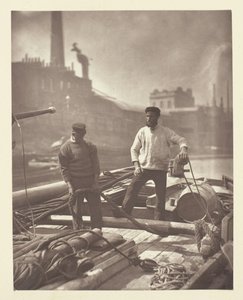 Trabalhadores na Auto-Estrada do Silêncio, 1881. de John Thomson