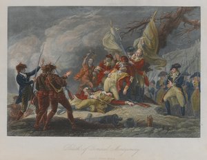 Morte do general Montgomery, 1775 de John Trumbull