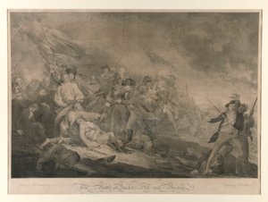 A Batalha no Bunker de John Trumbull