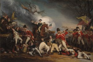A Morte do General Mercer na Batalha de Princeton, 3 de janeiro de 1777