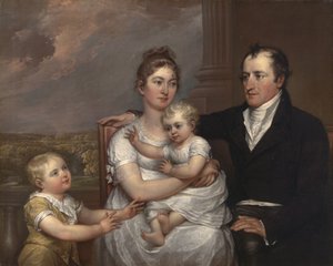 A família Vernet, 1806 de John Trumbull