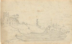 Sem título, do fólio: Esboços em França & Alemanha, uma das 22 folhas do fólio B de John Trumbull