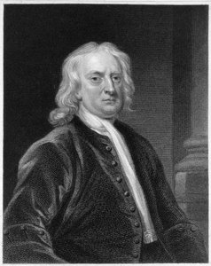 Retrato de Sir Isaac Newton (1642-1727), gravado por Edward Scriven (1775-1841)