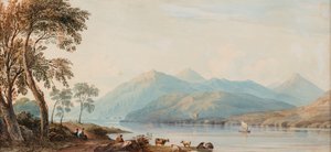 Glengary Loch, data desconhecida (aguarela sobre papel)