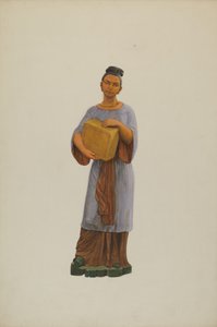 Figura da loja de chá, c. 1938. de John W Kelleher