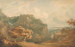 Uma Vista do Tivoli Olhando para Roma de John Warwick Smith