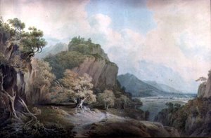 Val d&39;Aosta, Piemonte (wc) de John Warwick Smith