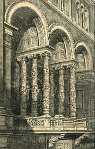 Recesso central no quadrilátero principal, c1860s, 1881.