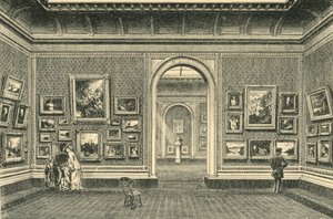 A Galeria Sheepshanks, South Kensington Museum, c1860s, 1881.