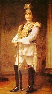 Kaiser Wilhelm II, Imperador da Alemanha (cor litho)