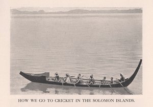 Como vamos ao críquete nas Ilhas Salomão, 1912. de John Watt Beattie