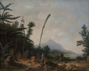 Terreno de enterramento nos Mares do Sul de John Webber