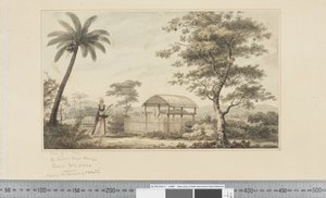 F.45 Vista de uma Tumba c.1783-84 (aguarela) de John Webber