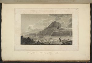 Vista do Porto de Natal na Terra de Kerguelen, dezembro de 1776 de John Webber