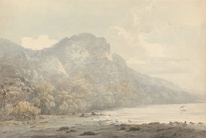 Vista de Cracatoa (sic), China Seas de John Webber