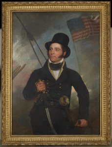 Retrato do Capitão Samuel Chester Reid de John Wesley Jarvis