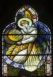 Anjo segurando o sol, c.1889