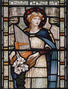 Santa Cecília, 1890 (vitral)