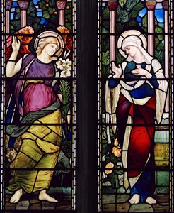 A Anunciação, c.1885 (vitral)