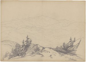 Paisagem montanhosa de John William Casilear