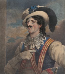 Sr. Young como Iago, ca. 1824. de John William Gear