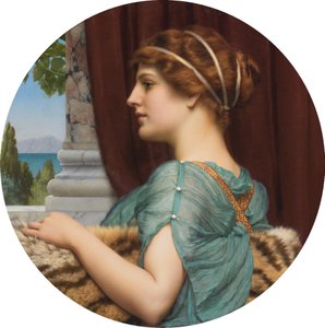 Uma senhora de Pompeia de John William Godward
