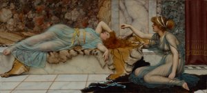 Travessura e repouso de John William Godward