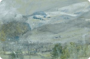 Paisagem do Vale Suíço de John William Inchbold