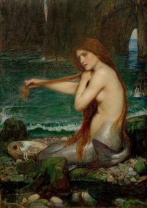 Uma sereia de John William Waterhouse