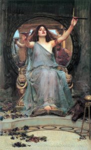 Oferecendo a Taça a Odisseu de John William Waterhouse