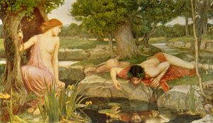 "Echo and Narcissus", 1903, c1915. de John William Waterhouse