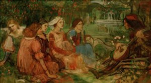 The Decamerone de John William Waterhouse