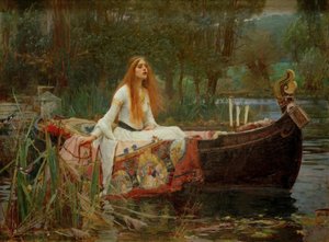 A Senhora de Shalott de John William Waterhouse