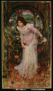 A Senhora de Shalott, c.1894 de John William Waterhouse