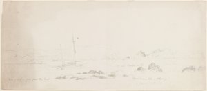 Montando um vendaval do East Mossmans Hole-Oldang de John Wilson Carmichael