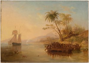 O resgate de William DOyly, 1841 de John Wilson Carmichael