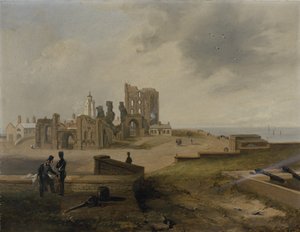 Priorado de Tynemouth do Oriente de John Wilson Carmichael